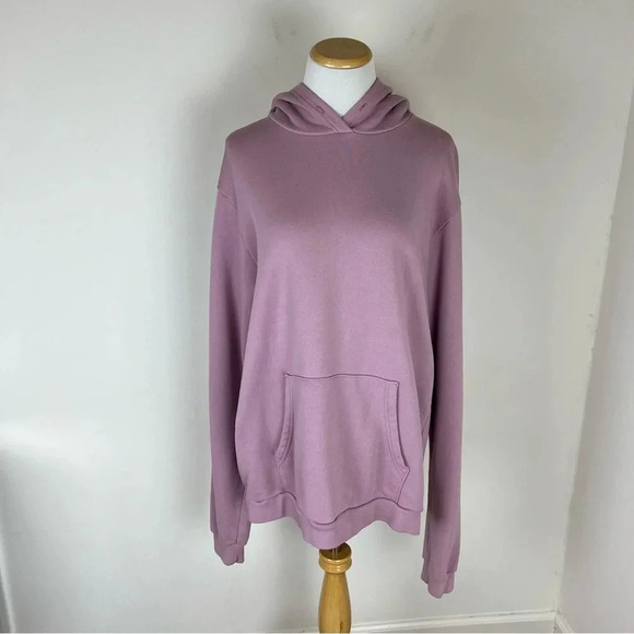 John Elliott Revolve Pink Oversized Sweatshirt Hoodie size Large - Picture 1 of 6